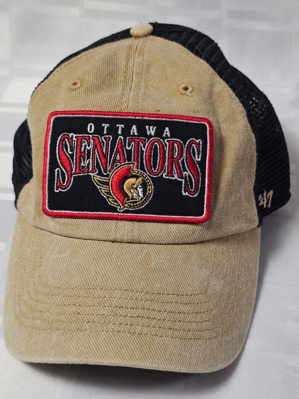 OTTAWA SENATORS NHL HOCKEY TEAM HAT SNAPBACK MESH BY 47 SPORTS WEAR CANADA